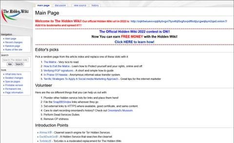 the dark web websites