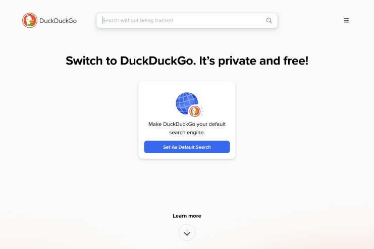 duckduckgo dark web search