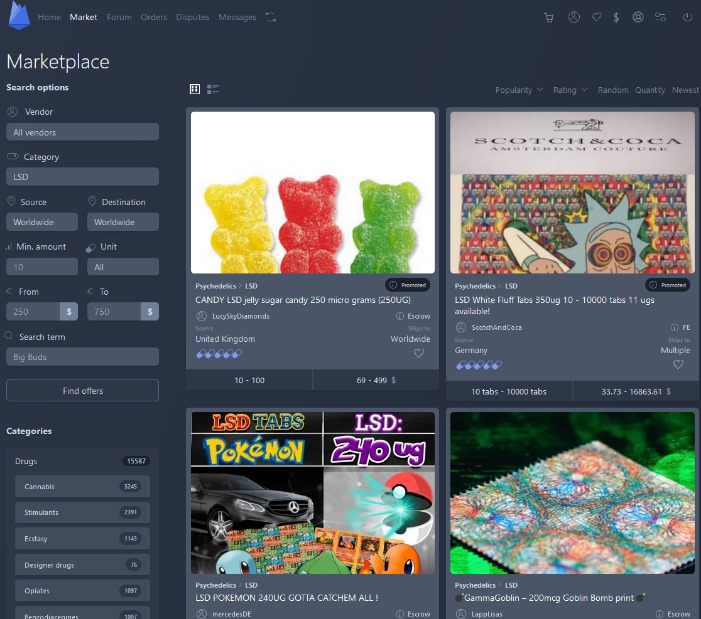 darkweb market