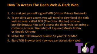 how to get on the dark web on your phone